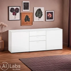 Venjakob Sideboard Sentino 3000 37 Kristallweiss Discount