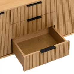 edy&liv Sideboard Skasen eichefarbig, schwarz Outlet