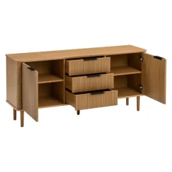 edy&liv Sideboard Skasen eichefarbig, schwarz Outlet