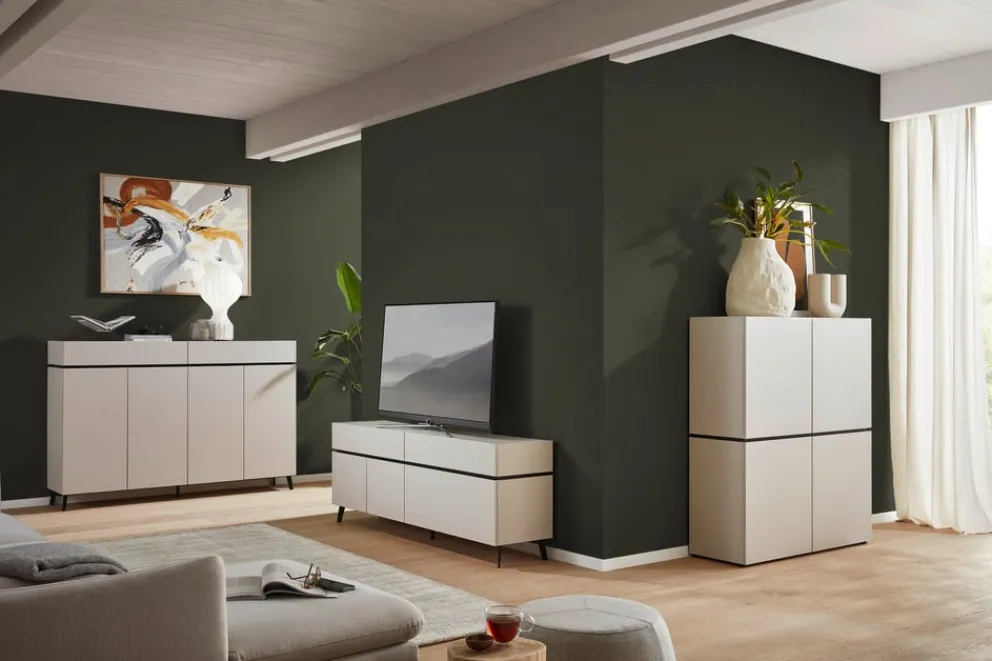 Voleo Sideboard Unique kaschmir, schwarz Discount