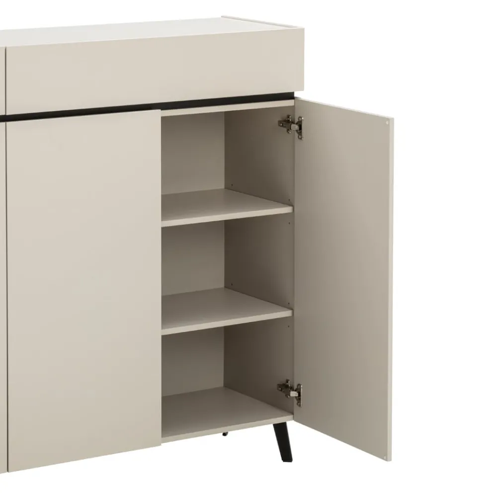 Voleo Sideboard Unique kaschmir, schwarz Discount