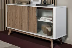 Novel Sideboard Wave eiche, weiss Discount