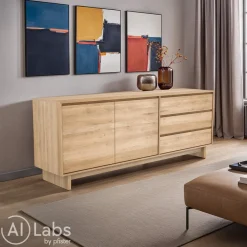 Ethnicraft Sideboard Wave eichefarbig Hot