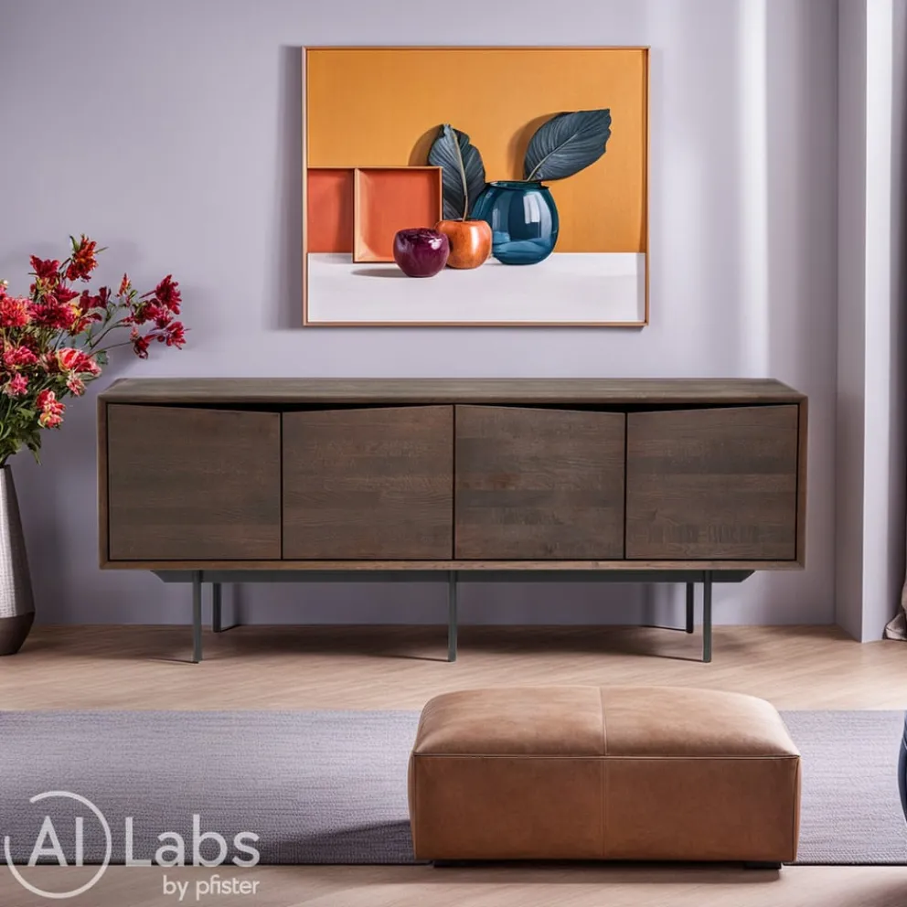 Sideboard Wing dunkelbraun Discount