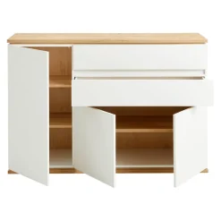 Xora Sideboard Yamael eichefarbig, weiss Sale