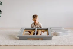 Duck Woodworks Sinnestisch/Spieltisch Rauna grau Online