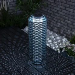 M. Schönenberger Solarleuchte Alhena blau, silber, weiss Outlet