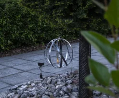 Star Trading Solarleuchte Astri Solar silber Outlet