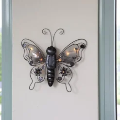 Star Trading Solarleuchte Butterfly schwarz Sale