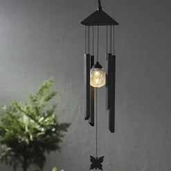 Star Trading Solarleuchte Chime schwarz New