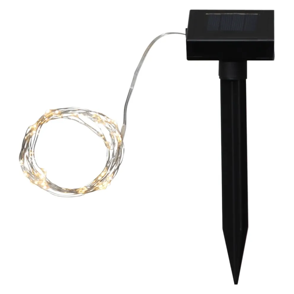 Star Trading Solarleuchte Dew Drop silber