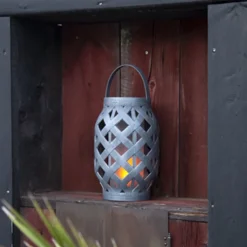 Star Trading Solarleuchte Flame grau Outlet