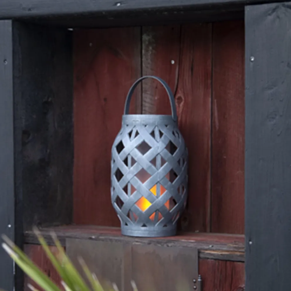 Star Trading Solarleuchte Flame grau Outlet