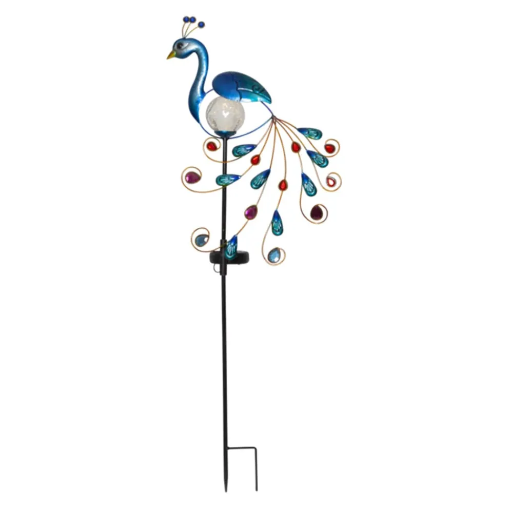 Star Trading Solarleuchte Peacock multicolor Hot