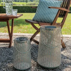 STT Solarleuchte Solar Light hellblau Discount