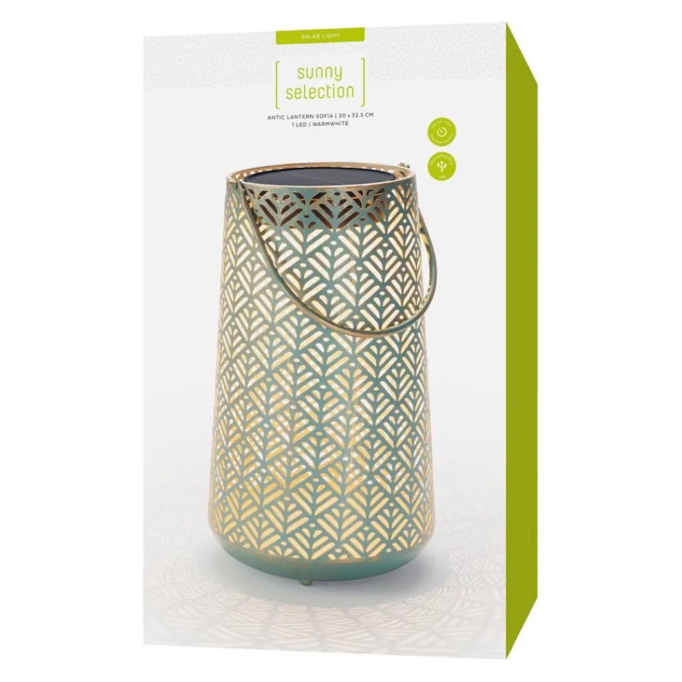 STT Solarleuchte Solar Light hellblau Discount
