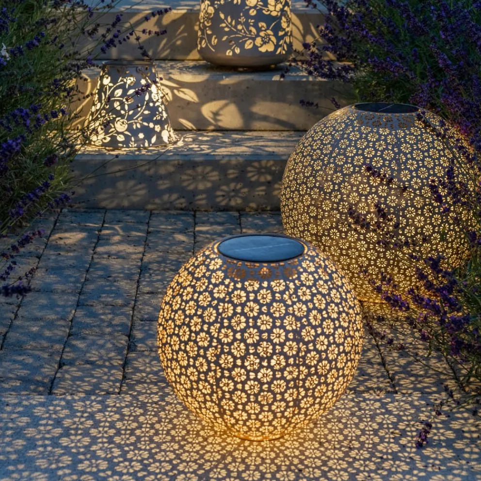STT Solarleuchte Solar Light platingrau Best