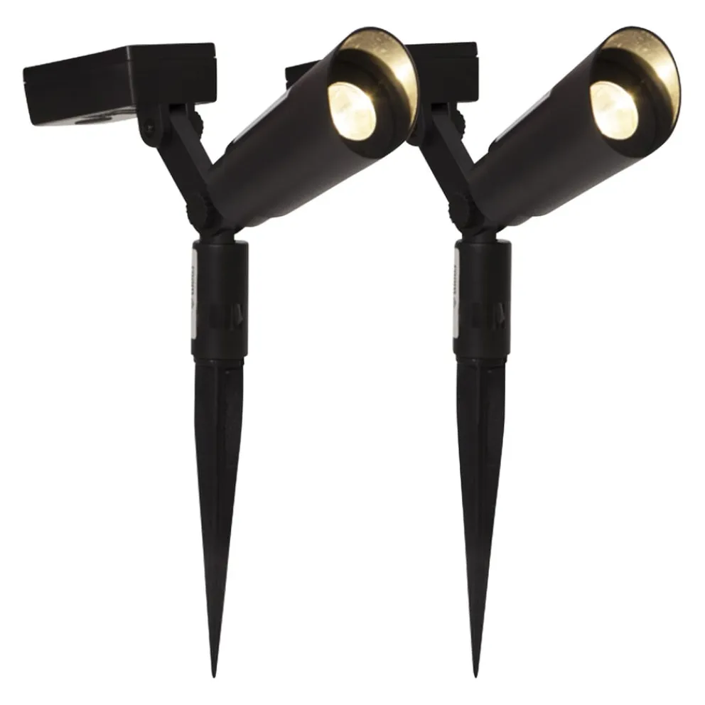 Star Trading Solarleuchte Solar Powerspot schwarz Discount