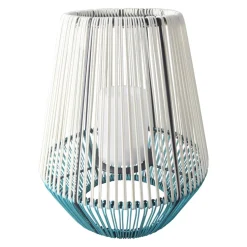 Solarleuchte Wega blau, weiss