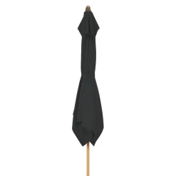 Doppler Sonnenschirm Act Wood Push-Up anthrazit Sale