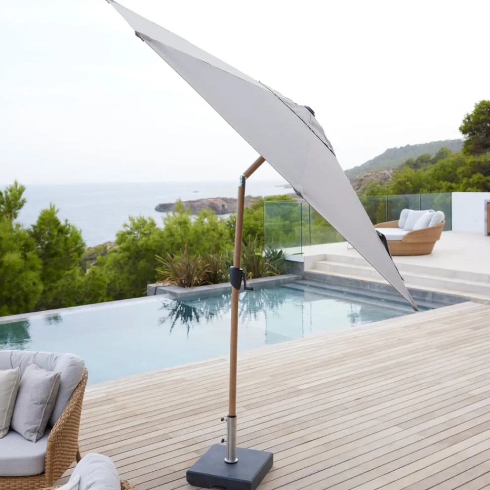 Cane-line Sonnenschirm Sunshade braun, taupe Best
