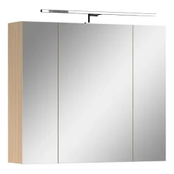 MID.YOU Spiegelschrank Lavega eichefarbig, transparent Outlet