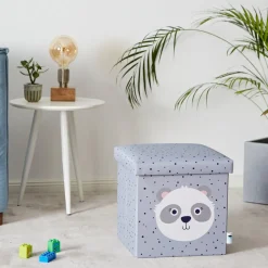 StoreIt Spielzeugbox-Hocker Kids Store hellgrau New