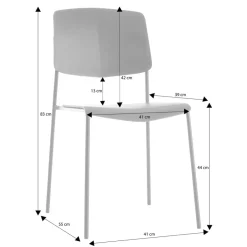 one Stuhl Coloris schwarz Hot