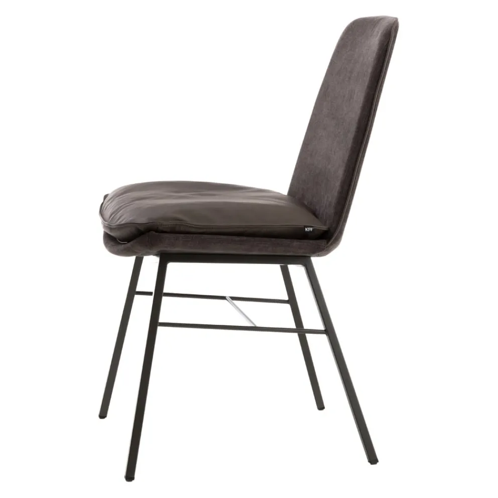 KFF Stuhl Lhasa Kat. 2 Dakota, grey 6006, dunkelbraun Clearance