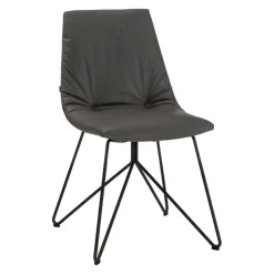 TEAM 7 Stuhl Lui Leder L1 mittelgrau 41575