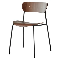 &Tradition Stuhl Pavilion Black, messing, walnuss Discount