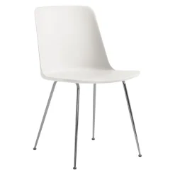 &Tradition Stuhl Rely Chrome, White Discount