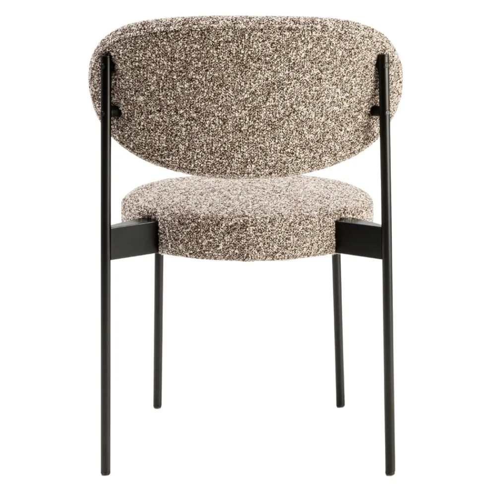 Verpan Stuhl Series 430 dunkelbraun, off-white Hot