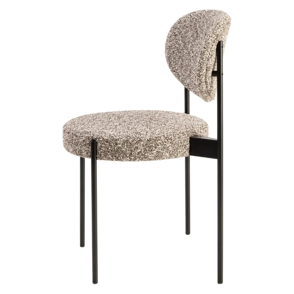 Verpan Stuhl Series 430 dunkelbraun, off-white Hot