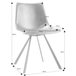 edy&liv Stuhl Toro schwarz Online