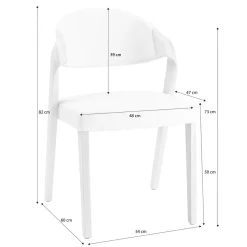 VOGLAUER Stuhl valpin kiesel Discount