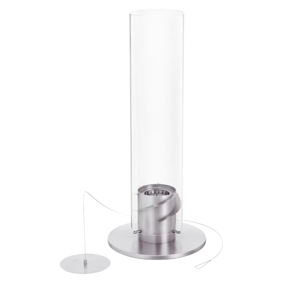 Höfats Tischfeuer SPIN 1500 silber New