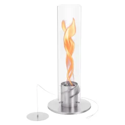 Höfats Tischfeuer SPIN 1200 silber Hot