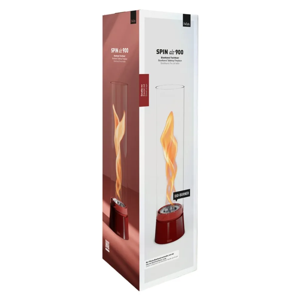 Höfats Tischfeuer SPIN AIR 900 rot Outlet