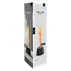 Höfats Tischfeuer SPIN AIR 1200 schwarz Outlet