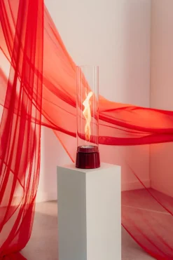 Höfats Tischfeuer SPIN AIR 1200 rot Outlet