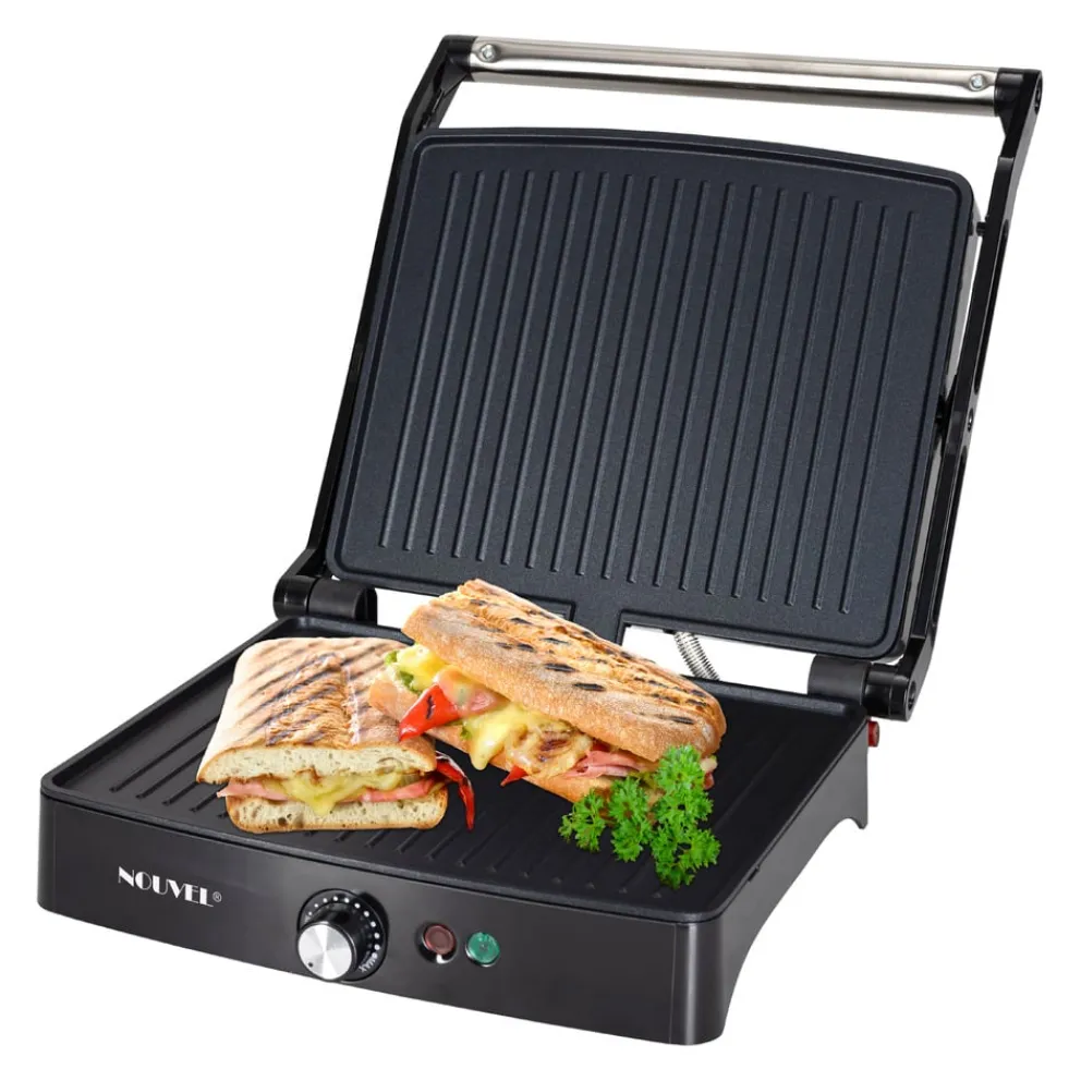 Nouvel Tischgrill Easy schwarz, silber Sale