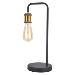 Mondilux Tischleuchte Chicago bronze, schwarz