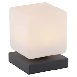 Paul Neuhaus Tischleuchte Dadoa anthrazit, weiss New
