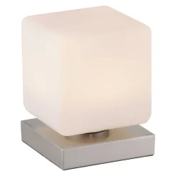 Paul Neuhaus Tischleuchte Dadoa silber, weiss Hot