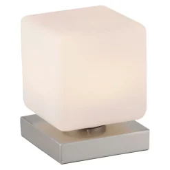 Paul Neuhaus Tischleuchte Dadoa silber, weiss Hot