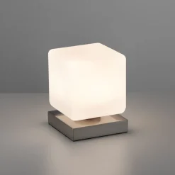 Paul Neuhaus Tischleuchte Dadoa silber, weiss Hot