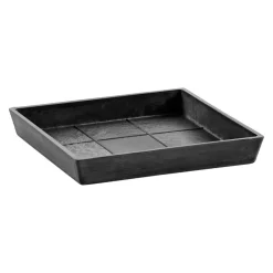 Ecopots Topfuntersatz Square dunkelgrau