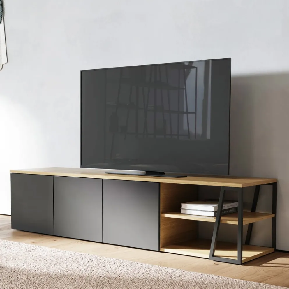 Temahome TV-Möbel Albi eichefarbig, schwarz Online