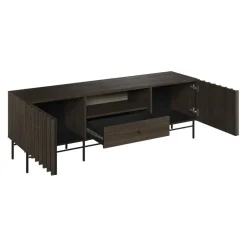 Johann Jakob TV-Möbel Portland dunkelbraun, schwarz Clearance